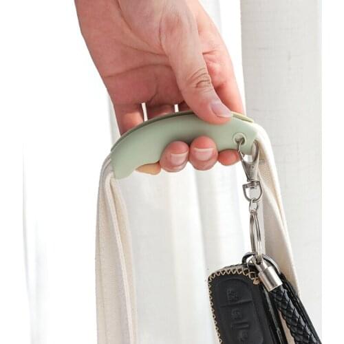 Portable Silicone Anti-stroke Hand Tools Shopping Bag Tote Bag Handle Comfortable and Labor-saving Grasping and Protecting Hands