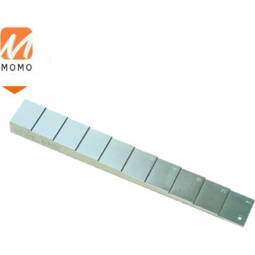 Industrial NDT Weld Inspection Ultrasonic Testing Flaw Detector Carbon Steel Test Step Block with Calibration Certificate