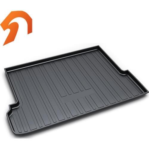 Rubber Rear Trunk Cover Cargo Liner Trunk Tray Floor Mats For Toyota Land Crusier Prodo 150 2015-2017 7 seat Carpet Liner Mats