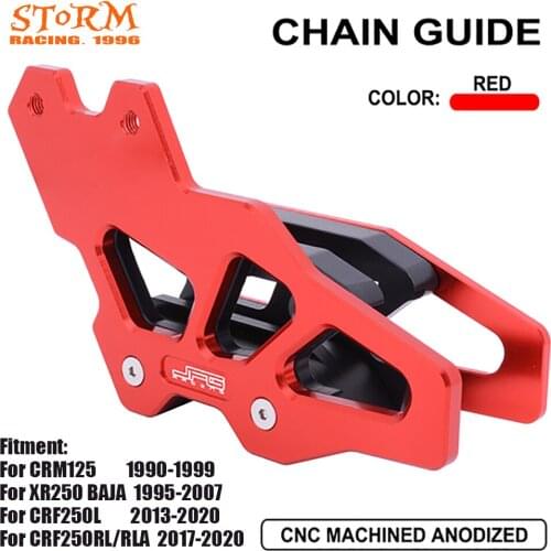 Aluminum Chain Guard Guide Motorcycle Protector For Honda CRM125 XR250 BAJA CRF250L 125 250 250L 90 91-93 94-07 13 14 15 16-18