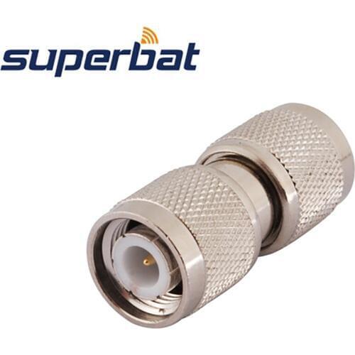 Superbat 5 pcs TNC Adapter TNC Male Plug to RP TNC Plug Straight RF Adapter Connector