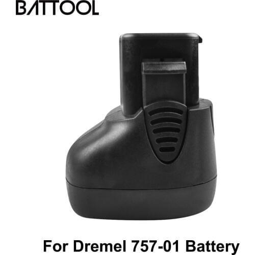 Battool 3000mAh 7.2V Ni-MH 757-01 Rechargeable Battery For Dremel 757-01 7700-01 7700-02 Replacement Power Tools Battery