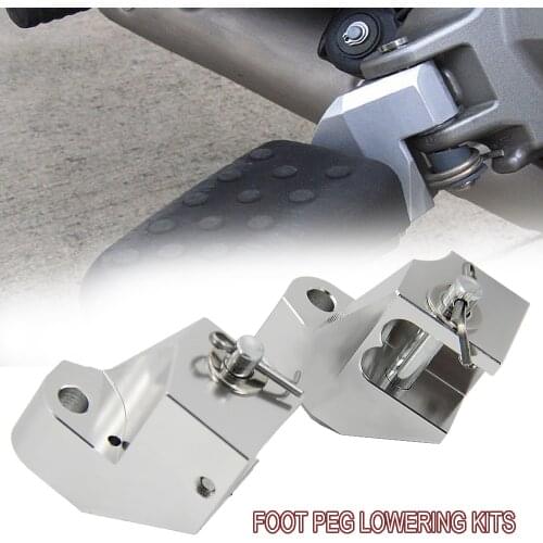 Motorcycle Accessories Driver Foot peg lowering kits For BMW K1600GT K1600GTL K1600Bagger 2011-2020 2019 Passenger lower 1.5