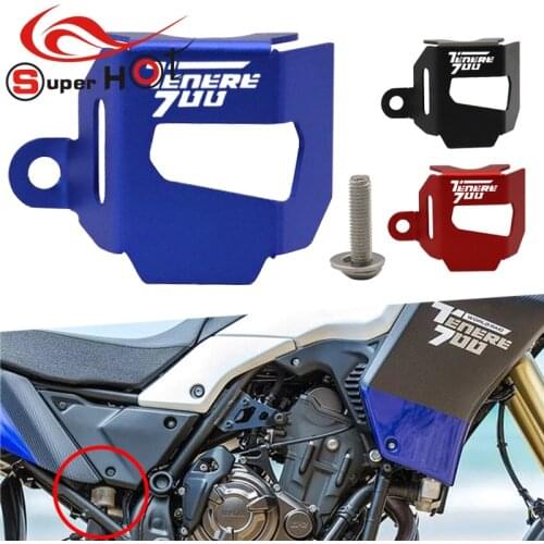 Motorcycle Accessories Rear Brake Reservoir Guard For YAMAHA Tenere 700 Tenere700 2019-2021 Rear Brake Reservoir Cover Protector
