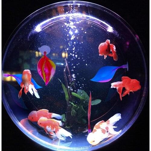 Aquarium Silica Gel Ornament Decraction Simulation Coral Betta Fish Spawning Resting Leaf For Fish Tank Creative Background Tool