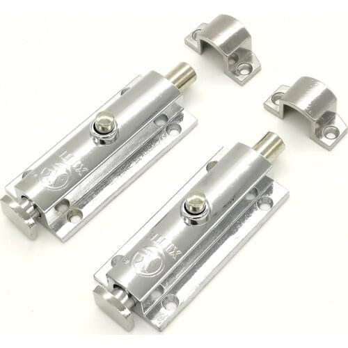 Xinte MS406 automatic spring bolt zinc alloy door lock button type wardrobe door bolt switch cabinet open bolt