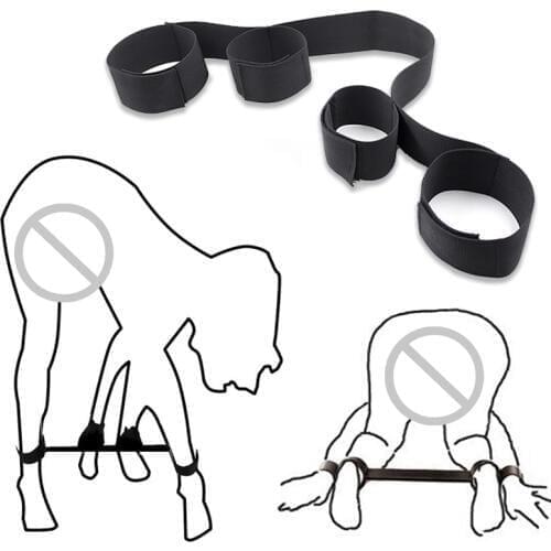 Bed BDSM Bondage Sexy Sex Toys For Couple Women Erotic Leg Cuffs Slave Restrainted Handcuffed Body Binding Sex Toy Adults Game