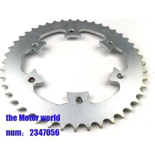 6 Holes 520 chain 45 tooth internal diameter125mm Rear Drive Chain Sprocket for motorcycle monkey Bike