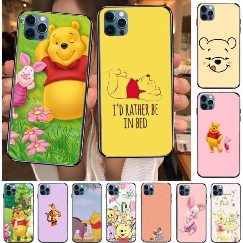 Disney Better Winnie Bear Phone Cases For iphone 12 Pro Max case 11Pro Max 8PLUS 7PLUS 6S iphone XR X XS mini mobile cell funda