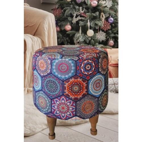 Wood Lathe Foot Plump Puff coffee tables table basse furniture living room table