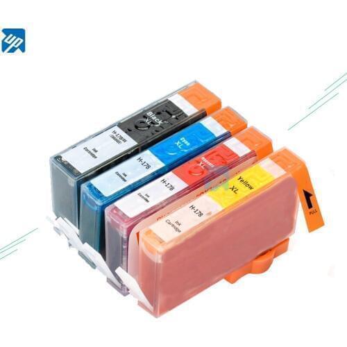 UP brand replace For HP 178 ink cartridge For HP Photosmart 7515 B109a B109n B110a Plus B209a B210a Deskjet 3070A B109c printer