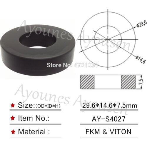 GB3-183 Wholesale 10pieces For Nissan Infinit Fuel Injector Rubber Seals 29.6*14.5*7.5mm For AY-S4027