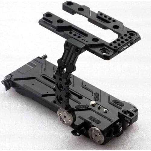 HONTOO VCT 15mm Baseplate FX9 Camera Armor RIG Cage Extension Handle with Battery Plate for SONY PXW-FX9 camera 6K film