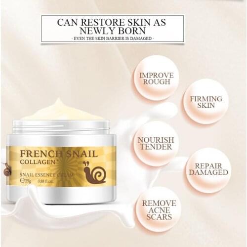Snail Face Cream Hyaluronic Acid Moisturizer Anti Wrinkle Aging Cream Face Nourishing Serum Whitening Day Cream Skin Care TSLM1