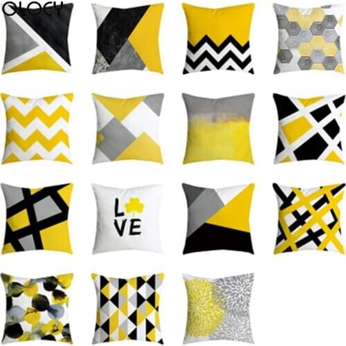Pineapple Leaf Yellow Pillow Sofa Cushion Car Seat Under The Back Cover Home Decoration Hotel Accommodation Sofa Bed Decoration