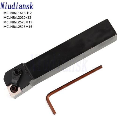 MCLNR2525M12 MCLNR2020M12 MCLNR1616H12 External Turning Lathe Tool Holder 20mm Lathe CNC cutter Boring Bar tungsten Carbide Tool