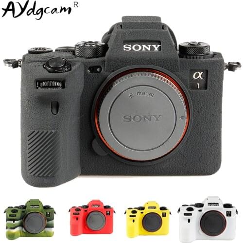Soft Sony ILCE-1 A1 Silicone Case Rubber Camera Protective Body Case Skin For Sony ILCE-1 A1 A1 a1 Camera Bag protector cover