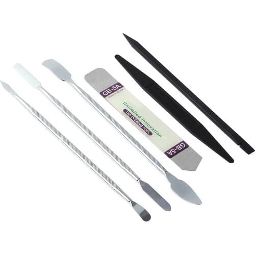 3/4/6pcs Universal Mobile Phone Repair Opening Tool Metal Spudger Kits Disassemble Crowbar Metal Steel Pry Phone Hand Tool Set