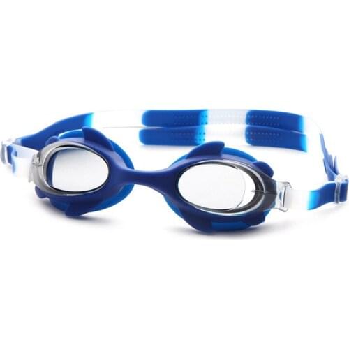 Boys and Girls Waterproof Goggles Anti-Fog Transparent HD Diving Glasses