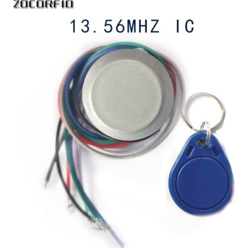S50 13.56MHZ frequency Dito reader wiegand26 id mini RFID access control Rreader +5pcs crystal keyfobs
