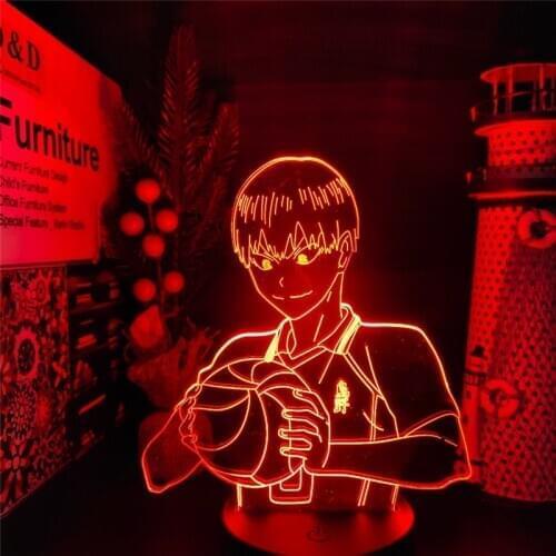 Anime 3D Night Light Haikyuu Kageyama Tobio LED Lamp Home Decoration Lighting Kids Xmas Gift Lampe Lampara De Noche Dormitorio