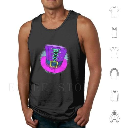 Steampunk Hat Tank Tops Vest Sleeveless Alice In Were All Mad Mad Alice Party Souvenir Steampunk