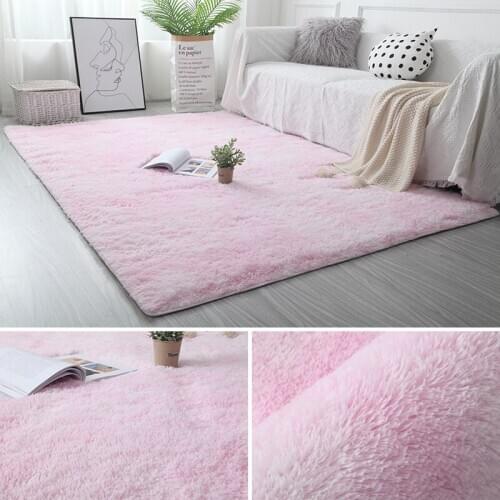 Modern Nordic Tie-dye Gradient Carpets Bedroom Living Room Decor Rectangular Carpet Variegated Soft Area Carpet Rug Mat Non-slip