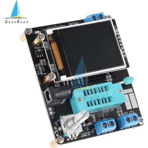 ATMEAG328P GM328A M328 Transistor Tester LCR Diode Capacitance ESR Meter PWM Square Wave Signal Generator