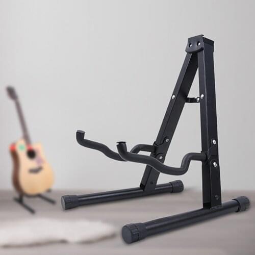 Universal Foldable Portable Guitar Stand Electric Guitar Wooden Guitar Folk Bass Stand String Instruments Guitar Accessories