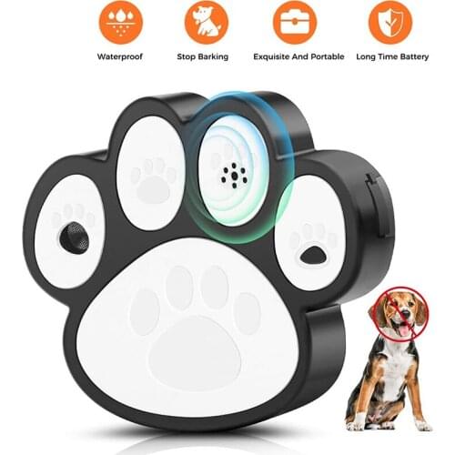 Anti Dog Barking Devices Safe Pet Bark Deterrent Training Behavior Adjustable Ultrasonic Levels up to 15m/50ft
