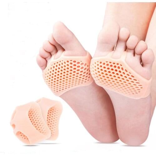 2/6pcs Bunion Corrector Protector High Heels Silicone Insoles Orthotics Bunion Hallux Valgus Corrector Toes Separation Foot Care