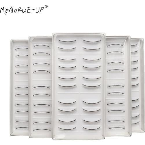 20 pair Individual False Eyelashes Natural Training Lashes Eyelash Extension Practicing Teaching Practice makeup tools