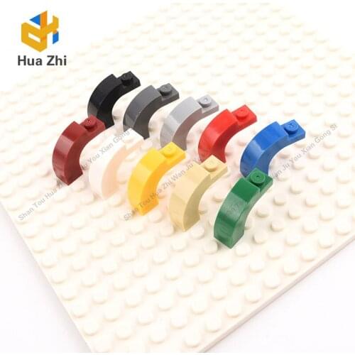 10PCS 6005 Brick Arch 1 x 3 x 2 Curved TopBuilding Blocks Parts MOC DIY Education Build Toys Brick
