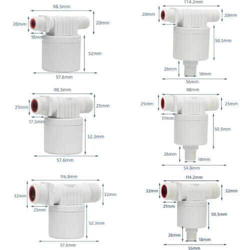 1/2" 3/4" 1" Automatic Water Level Control Valve Water Tower Tank Floating Ball Valve Controller