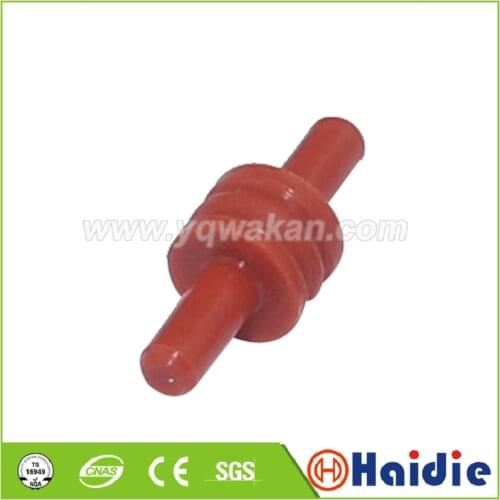 Free shipping 50pcs superseal cable cavity plug red connector seal, replacement of Delphi 12059168