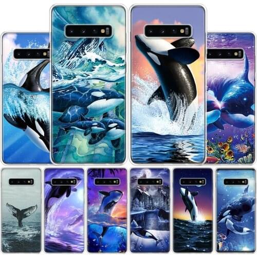 Sea Orcinus Orca Cover Phone Case For Samsung Galaxy A51 A71 A70 A50 A40 A30 A20E A10S A41 A21 A01 A6 A7 A8 A9 Plus Coque
