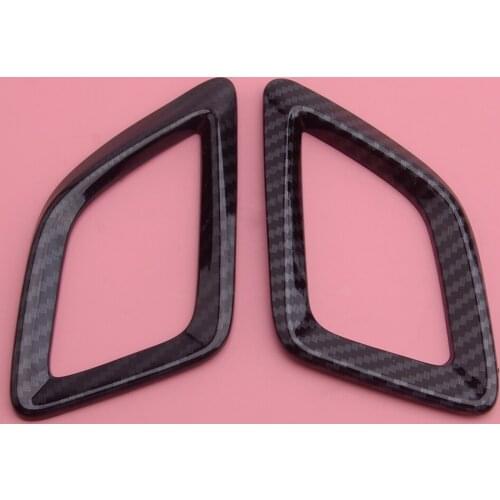 CITALL 1 Pair Carbon Fiber Style Dashboard Upper Air Vent Cover Trim Fit For Honda Accord 2018 2019 2020