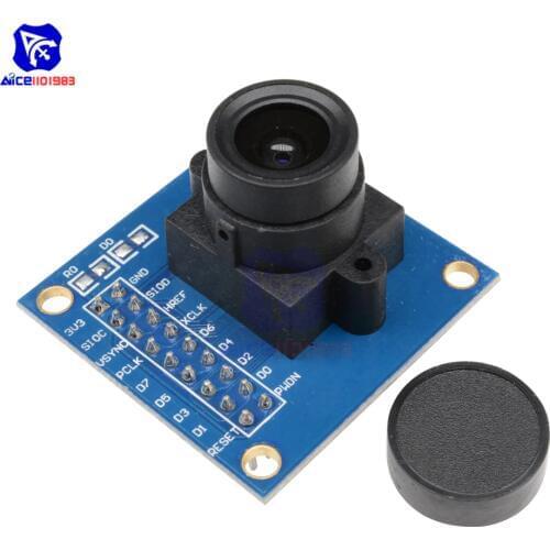 Diymore OV7670 300KP Camera Module Supports VGA CIF 640X480 Auto Exposure Control Display Compatible I2C Interface for Arduino