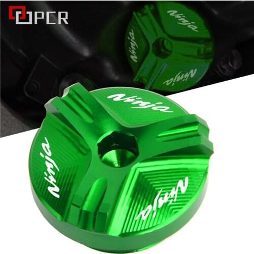 Motorcycle Engine Oil Filler plug Cover FOR kawasaki Ninja 250R 300 500 500R 600R ZX10R ZX14R VN900 ZX-6 Vulcan 900
