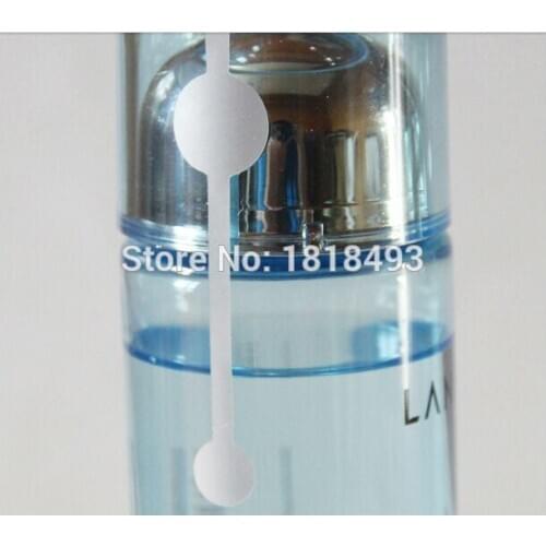 Wholesales STOCK matte silver cosmetics seal adhesive stickers/argentous essential oil bottle cap seal stickers 150 pcs a lot