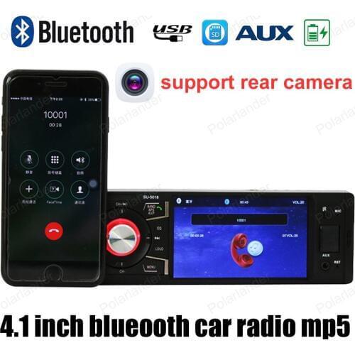 Support rear camera 1din Bluetooth Car Radio MP5 Player 4 inch HD screen FM USB / SD AUX in /remote control Stereo