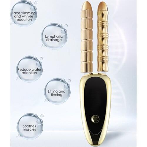 Facial Roller Massager Shape Stick V Face Sculpting Stick Massage Stick EMS Micro-current Beauty Equipment Household