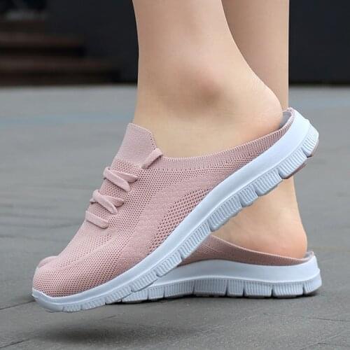 Summer Mesh breathable Vulcanize Shoes Women Sandals Slip-On Beach Slippers Unisex Sneakers Fashion Clogs Men Feminino Zapatos