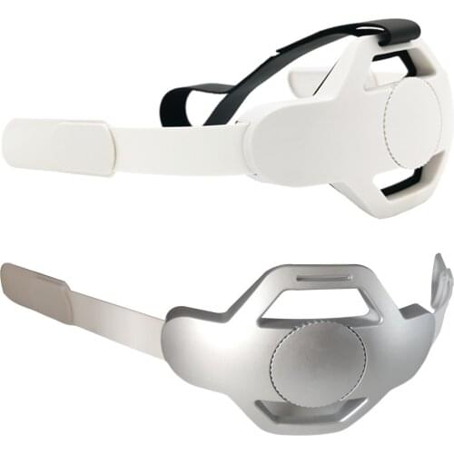 Replacement Head Strap Headband Strap for Quest 2 VR Glasses Official Carrying Case Reduce Head Pressure PU Leather