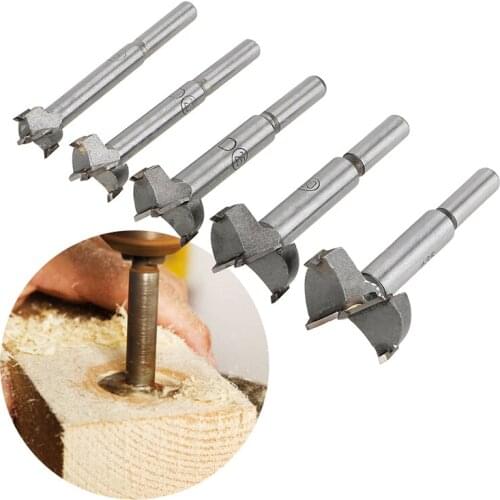JUSTINLAU Woodworking Hole Opener D15-40mm Drilling Pilot Holes Hinge Boring Woodworking Hole Saw Cutter Drill Bit Wood Drilling