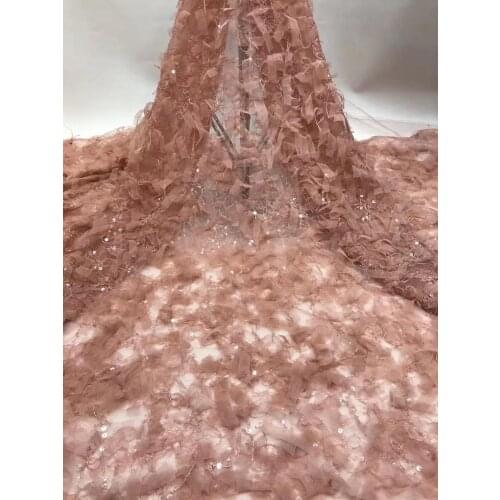 5yrads/bag Embroidery sequins three-dimensional fringe style 5 - color optional fabric for wedding dress design LF96