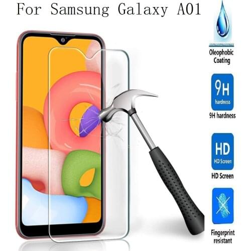 Tempered Glass For Samsung Galaxy A01 Screen Protector 9H 2.5D Phone On Protective Glass For Samsung A01 Glass