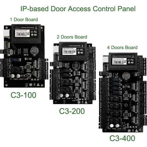 ZK TCP/IP C3-100 C3-200 C3-400 RFID Card Access Control System One Door Two Doors Four Door IP-Based Door Access Control Panel