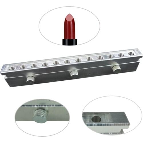 1set 12 Cavity Lipstick Mold Super Good Quality Aluminum 12.1mm 12.7mm 11mm Tear Drop, Moon Drop Customize Private Logo