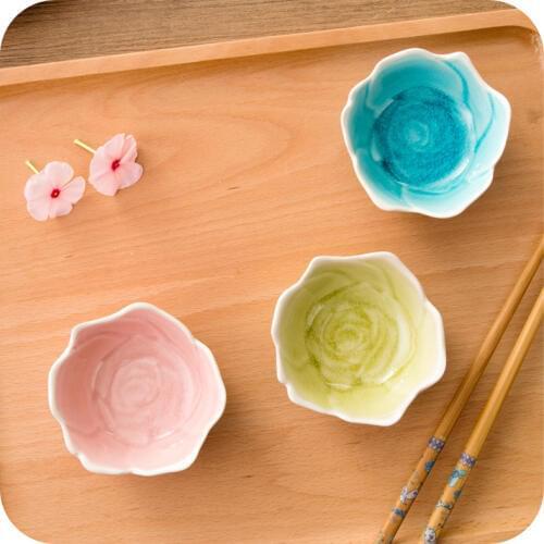 1pc Japanese Tableware Plate Dish Flavored Vinegar Sauce Dish Ceramic Dish Snack Dish Soy
